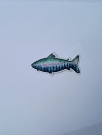 Image 1 of  Rainbow Trout Sticker | Vibrant Fishing Decal | Waterproof Durable Vinyl Art