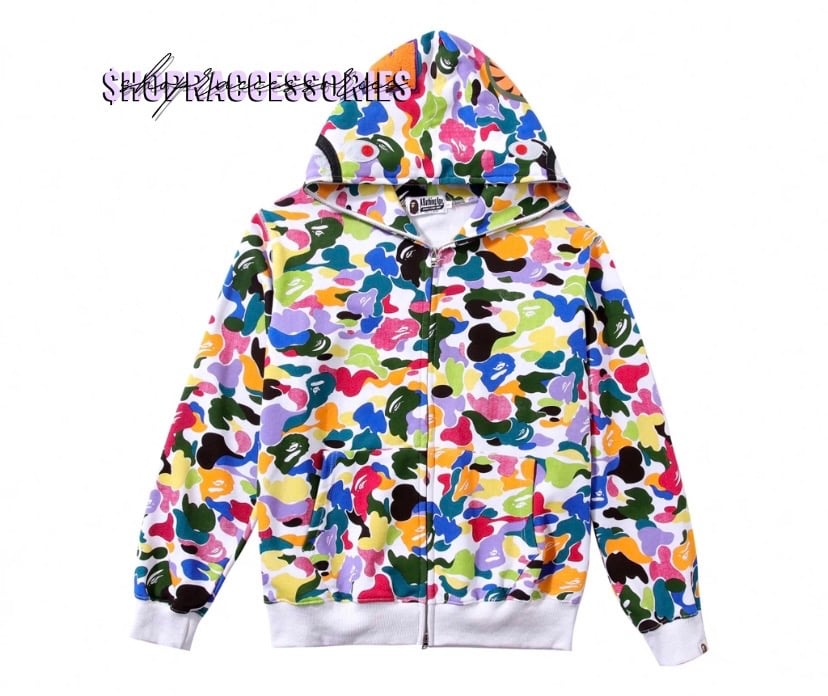 bape zipped up