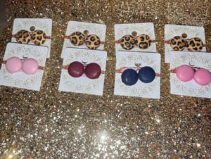 Image of 3pk Button Earrings