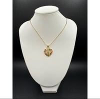 Image 1 of Virgencita Heart Diamond Necklace