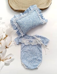 Image 1 of Newborn girls blue set Melanie