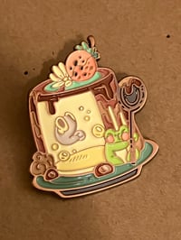 Image 2 of Pudding Enamel Pin