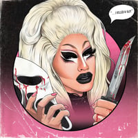 Trixie As Ghostface Print 