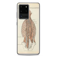 Image 9 of Antique Anatomical Drawing Spine Musculature Clear Case for Samsung®