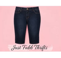 Image 4 of New Sz.22W D-Jeans Denim Capri #384*15