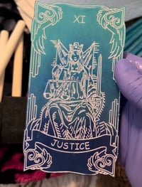 Image 3 of Resin Mermaid Tone Tarot Card Gift Set