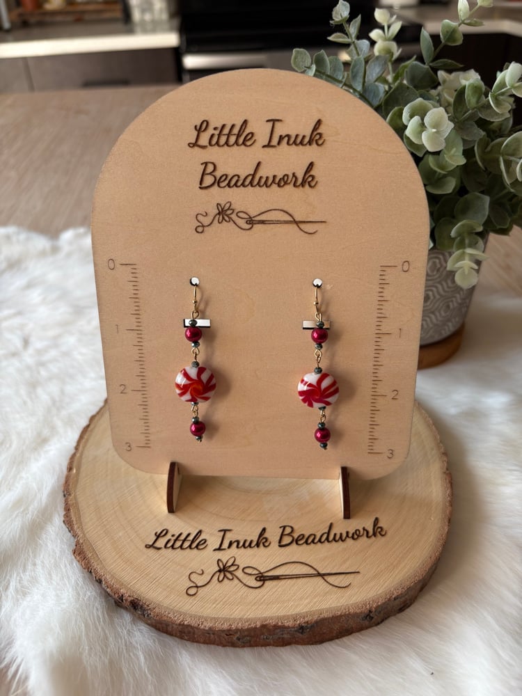 Image of Peppermint Pearl Earrings