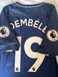 Image 1 of Tottenham Hotspur “DEMBELE 19” 2017/18 Away Shirt + PL patches (L)