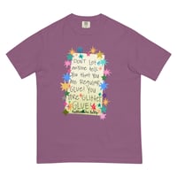 Image 3 of Glitter Glue Unisex garment-dyed heavyweight t-shirt copy