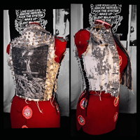 Image 3 of Bleached vest with studs