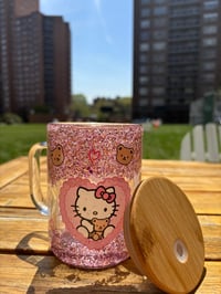 Hello Kitty Bear Snow Globe Cup