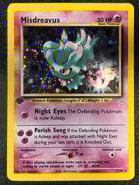 Image 1 of Misdreavus - Neo Revelation 1st Edition - SWIRL - Moderately Played
