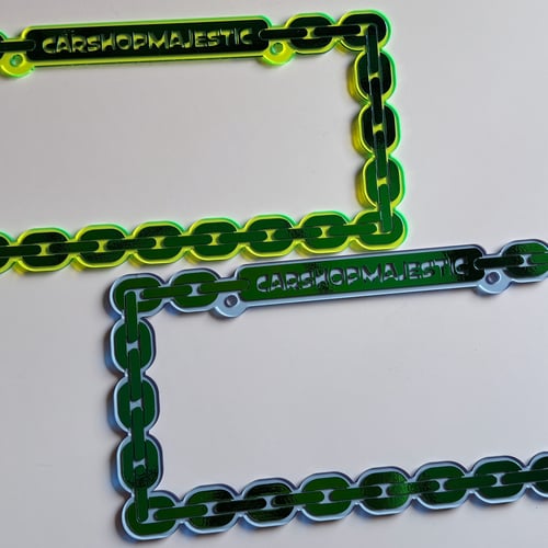 Image of Chain Link Plate Frame