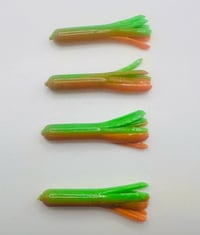 Green Orange Mini Jigs 7 pcs