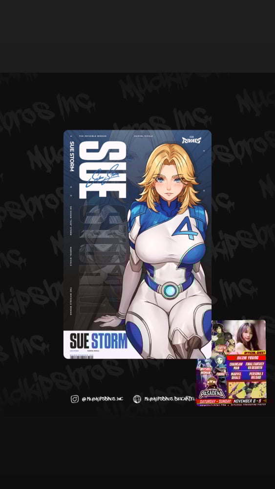 Sue storm  singed print ( English VA)