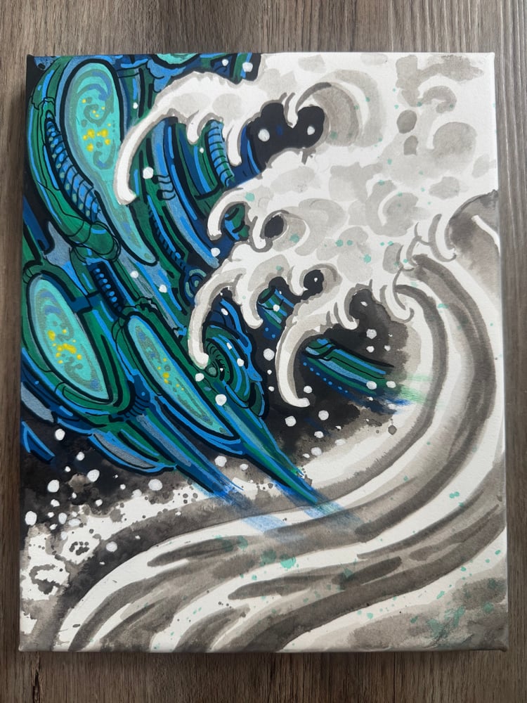 Image of Tim Lehi “Invasion” Painting