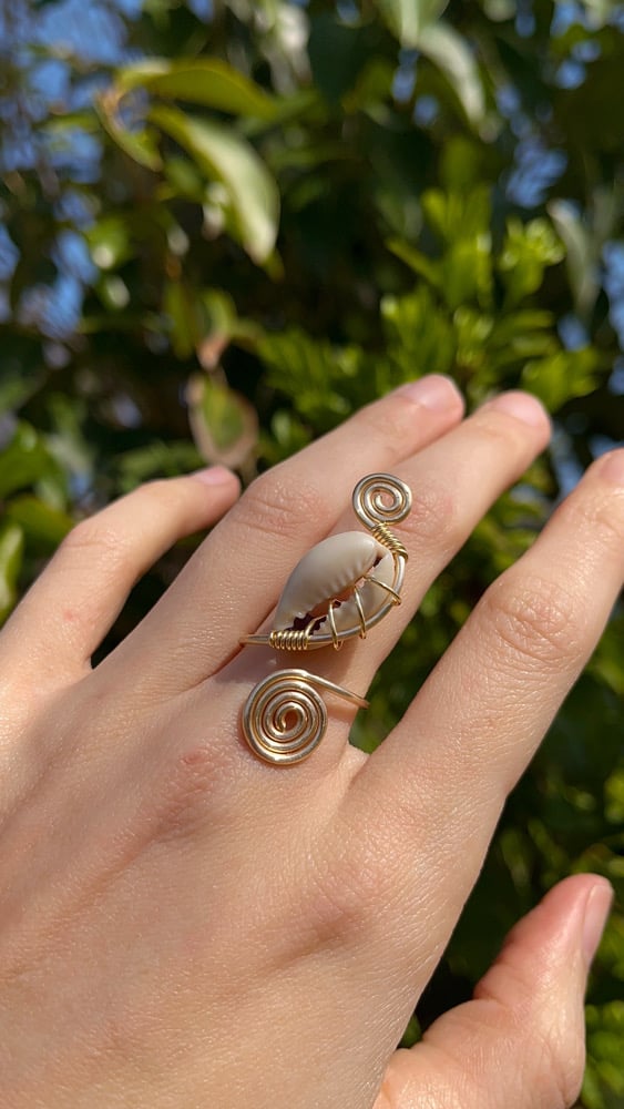 Image of Cowrie Shell Ring