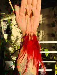 Image 3 of Light as a feather earrings 