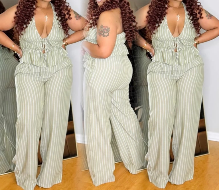 Sage 2pc Halter Set SMALL Image 2