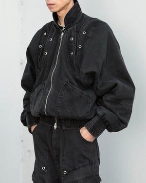 Image of KYONI - Armor Bomber Jacket (Black)