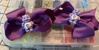 Image 4 of 4.5" Bear Ribbon Hair Bows