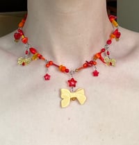 Image 2 of Bows In Flames Necklace