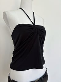 Image 2 of 00s Balck strapless tank top // M 