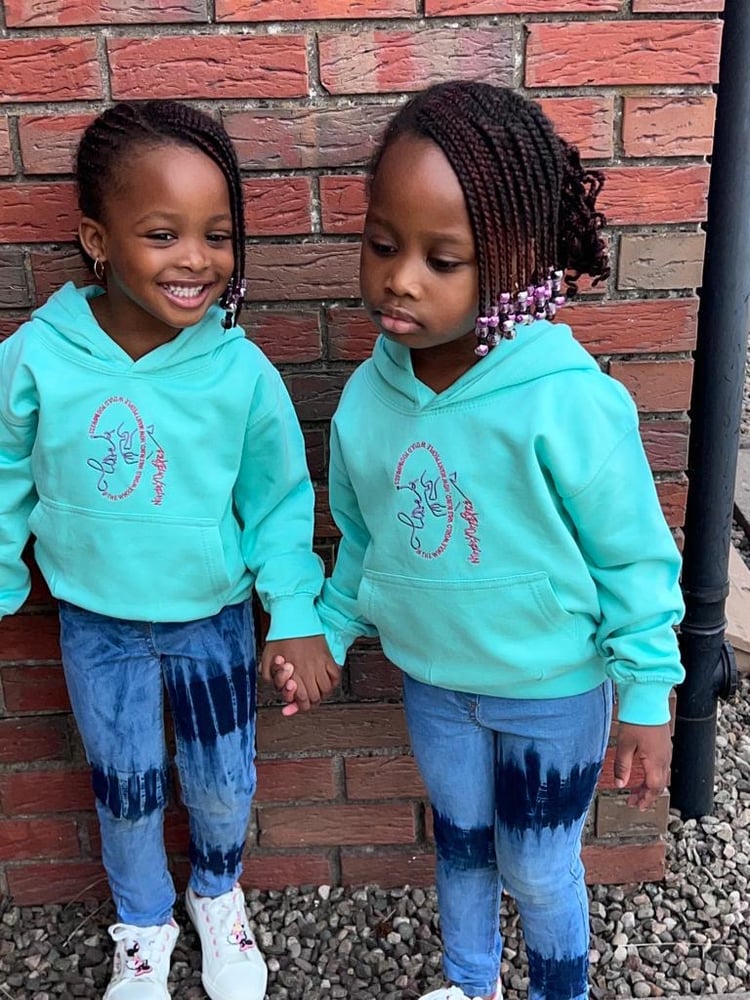 Image of Kids Peppermint Faces Hoody