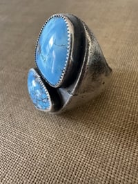 Image 1 of Heavy Cast Golden Hills Ring size 11.5
