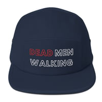Image 3 of Dead Men Walking Font Logo Five Panel Cap