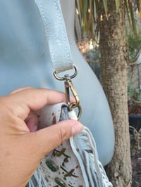 Image 6 of Yellowstone mobile bag - Cream with turquoise charm