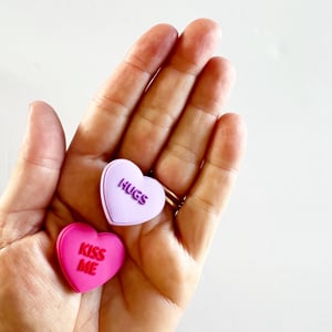 Image of Convo Hearts Croc Charm Bundle (set of 2)