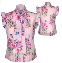 Image 2 of Pink flower top