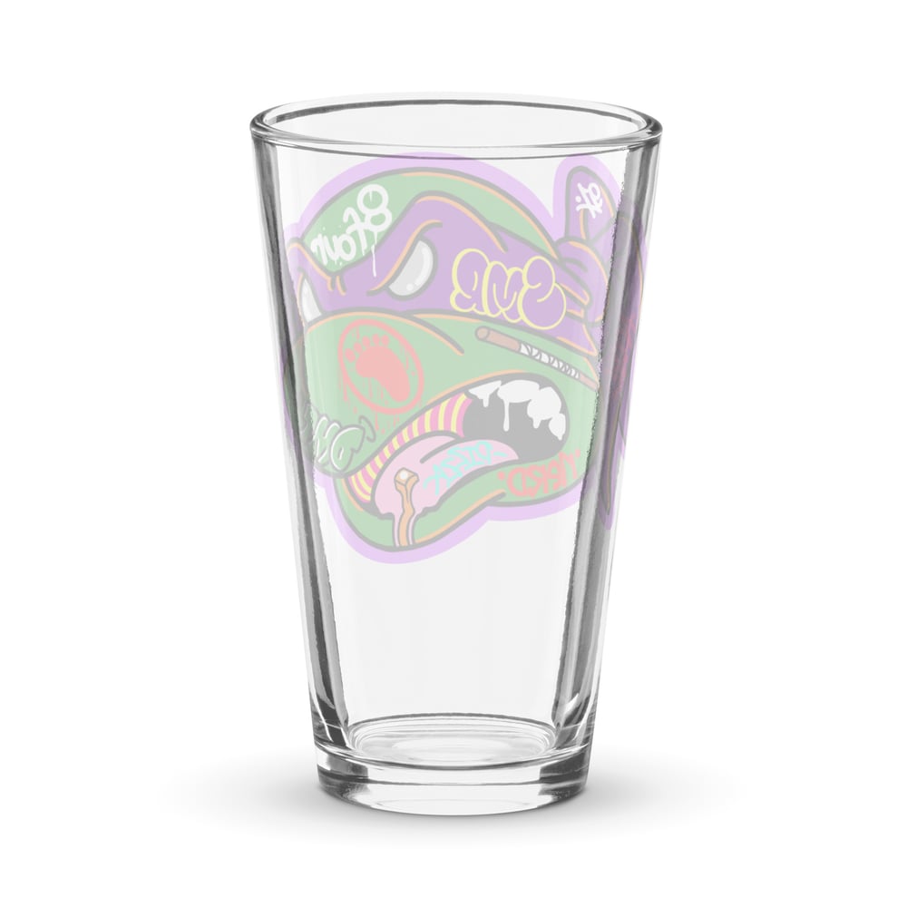 Donny Shaker pint glass