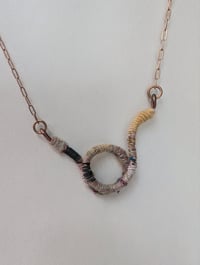 Image 3 of Handspun Wirecore Scribble Necklace (You Choose!)