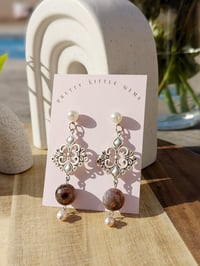 Vintage Inspired Brown & Pearls DEAL OF THE WEEK 