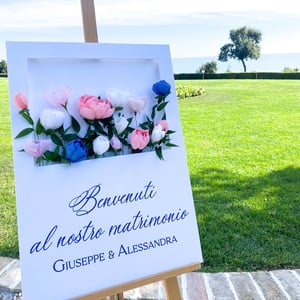 Pannello benvenuto matrimonio - wedding day 