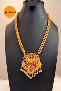 Image 4 of Rakshya_Ranihar Style Goddess Laxmi Temple Jewelry 