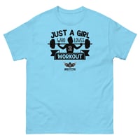 Image 3 of Just a Workout Girl Unisex T-Shirt