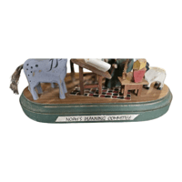Image 2 of 1995 Handcarved Noah's Ark Lamp By Barry Grosscup