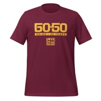Image 1 of LOVE DC GOGO "GO-50" 50 YEARS (Anniversary Mark) Unisex Tee (see color options)