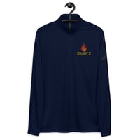 Image 3 of Hot Like Fire Quarter Zip Adidas Pullover