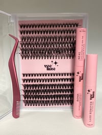 Lash cluster kits