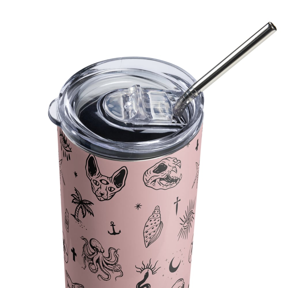 Occult Beach Pink Tumbler