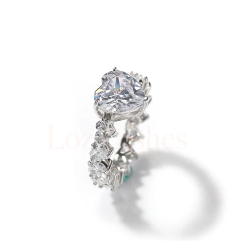 Image of  love heart ring 