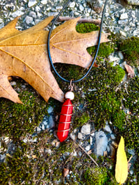 Image 3 of Precious Coral Pendant 