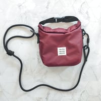 Image 1 of SL Roll-out Crossbody bag Burgundy