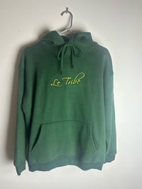Image 2 of Green  “highlight” Pullover Hoodie 