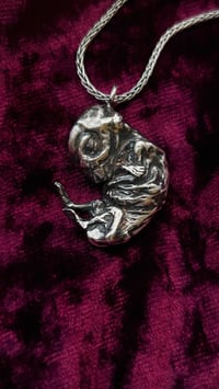 Image 4 of Silver embryo pendant 
