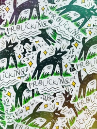 Image 2 of FROLICKING Sticker